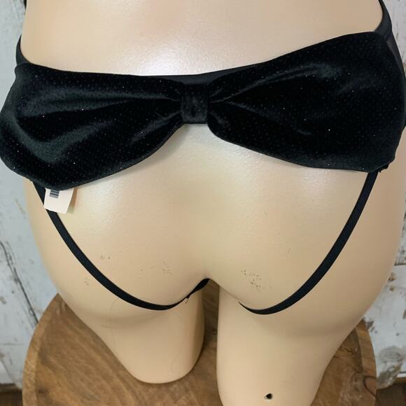 Victoria secret sexy velvet/mesh cutout teddy - Picture 6 of 8